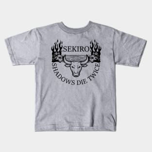 Sekiro Blazing Bull Black Kids T-Shirt